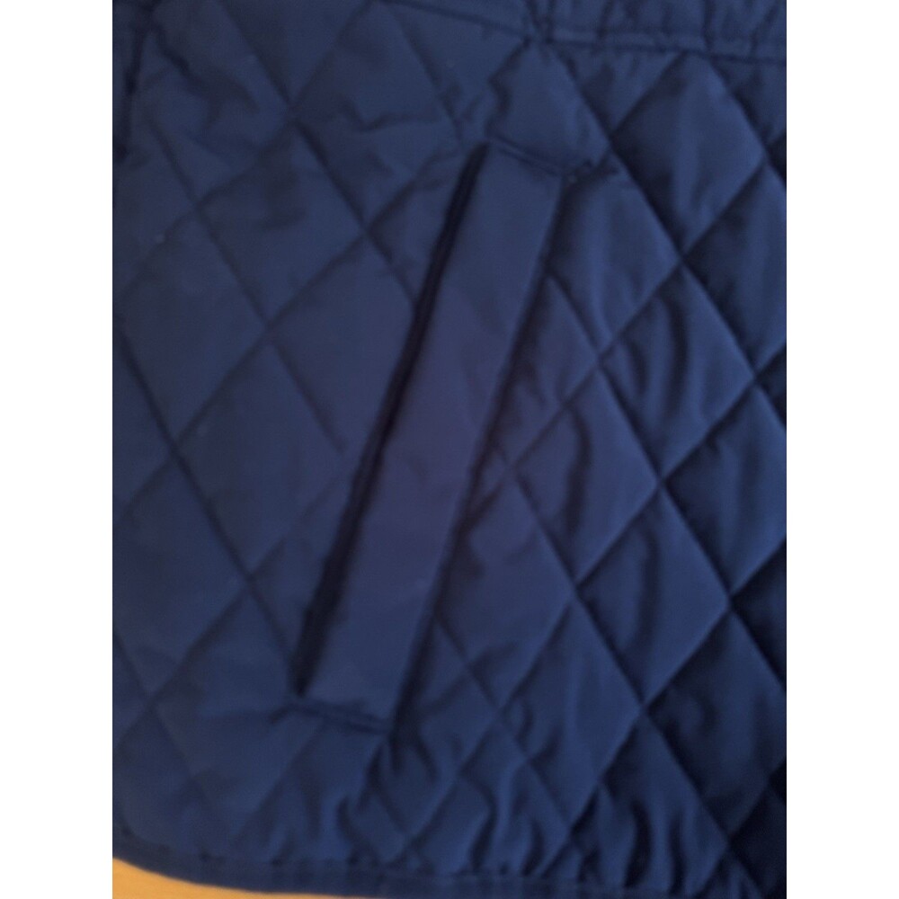 Tommy Hilfiger Quilted Jacket Women's XL Navy Blue Snap Front, Preppy - Picture 7 of 14